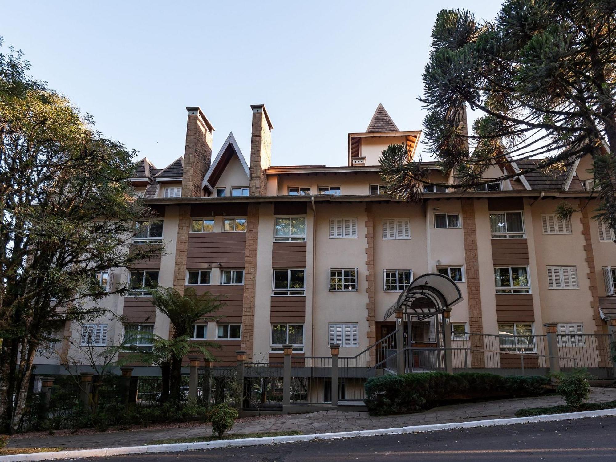 50 Metros, Parque Mini Mundo - Araucarias 302 Apartment Gramado Bagian luar foto